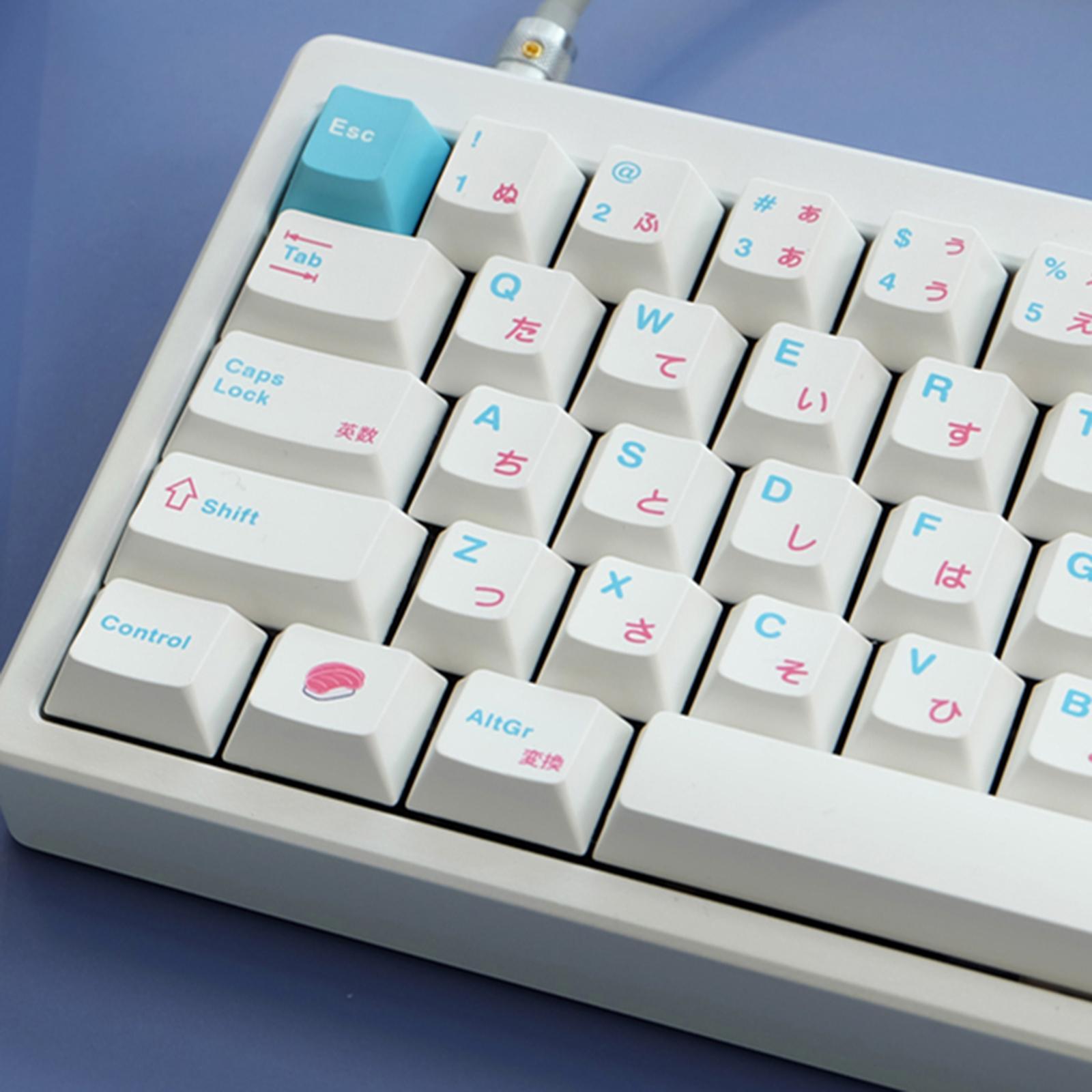 135 Keys PBT Japanese for XDA Profile for Gaming Mechanical Keyboard