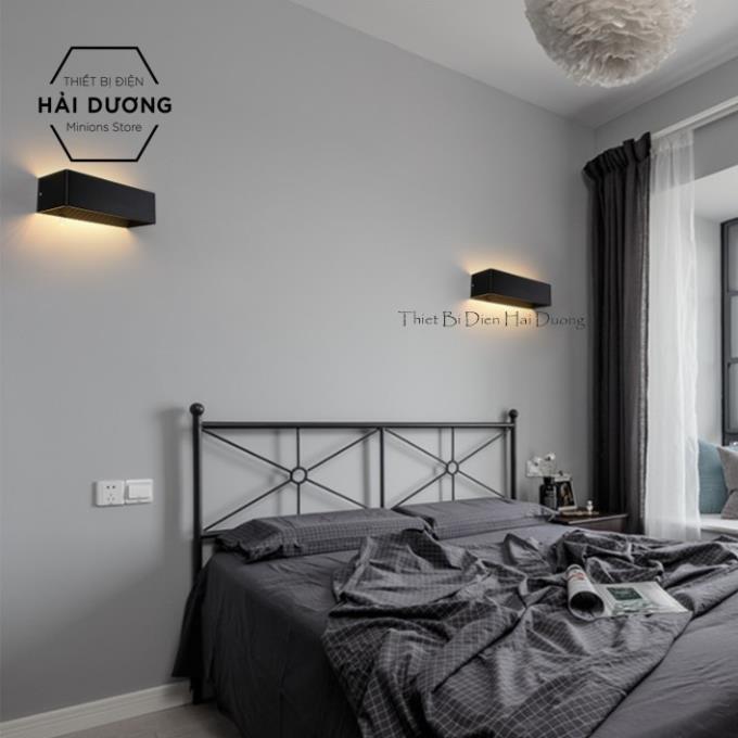 Đèn Treo Tường Hắt 2 Đầu Hình Khối Chữ