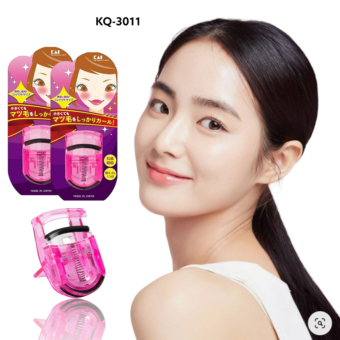 Bấm Cong Mi Kai Beauty Care Pretesa KQ -3011 (Màu Hồng Đậm)