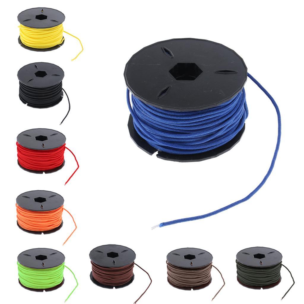 31m Polyester Paracord Rope Parachute Cord for Crafting, Tie-downs, Camping