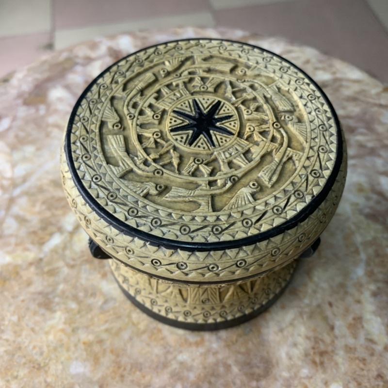 Trống Đồng Đá Hoa Cương - cao 8cm