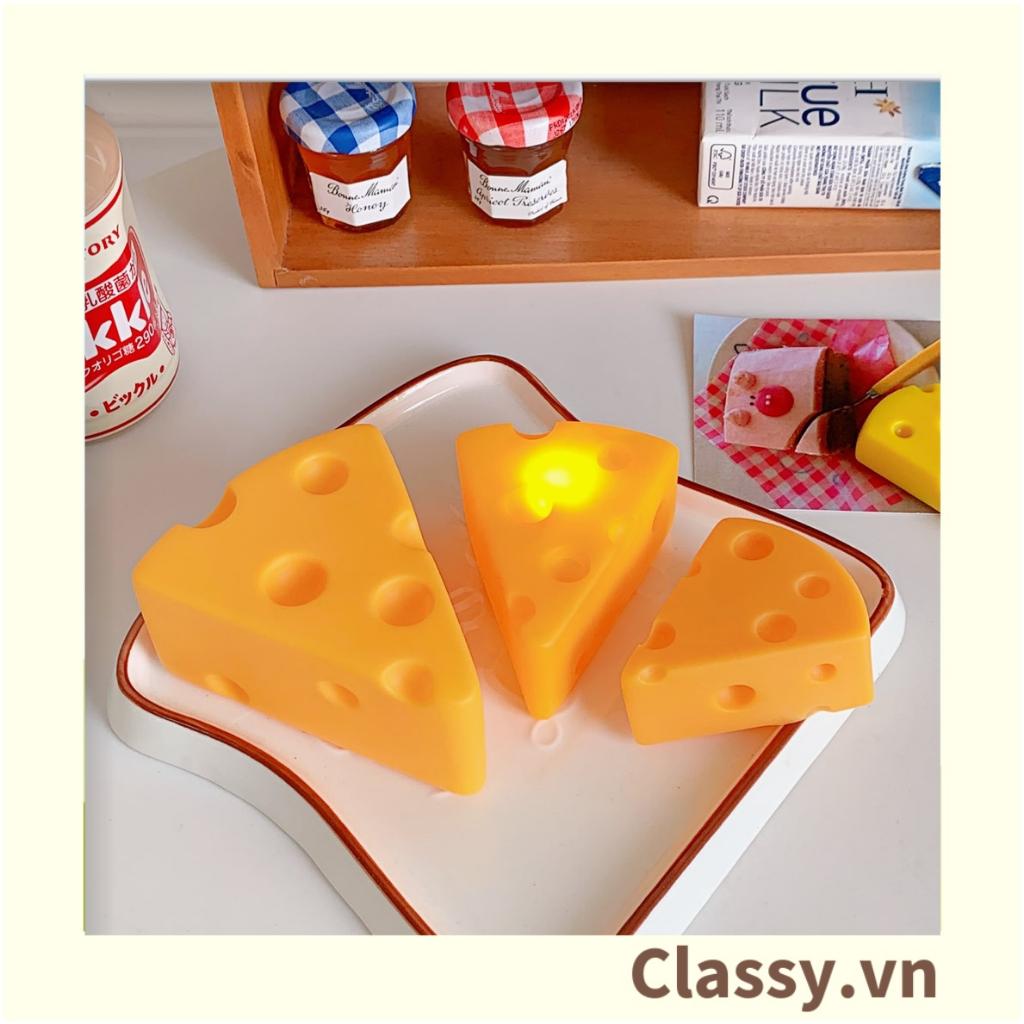 Đèn ngủ Classy , đèn trang trí hình miếng phô mai nhiều kích thước PK1025