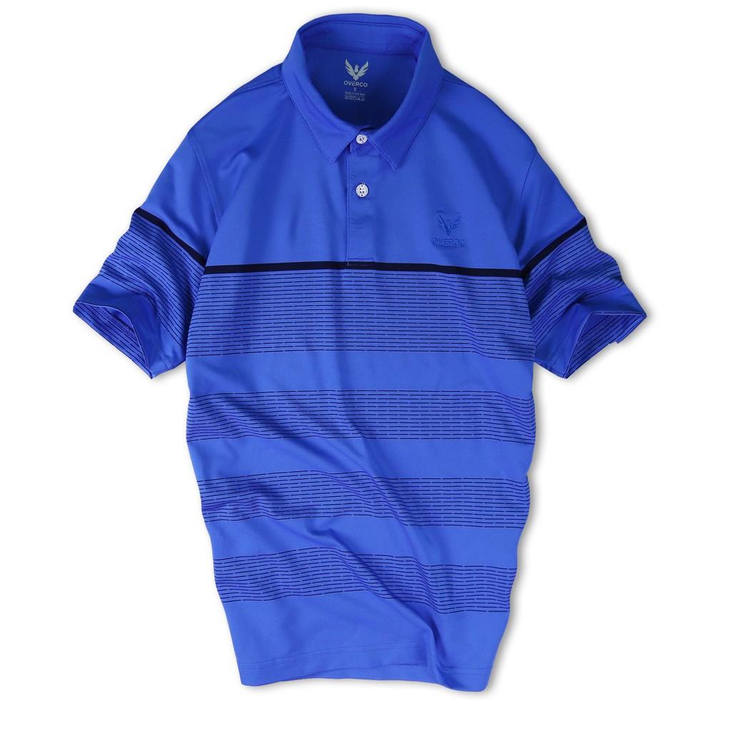 Áo Thun Polo Nam Sọc Ngang Thân Màu Xanh Bích Cao Cấp 2021