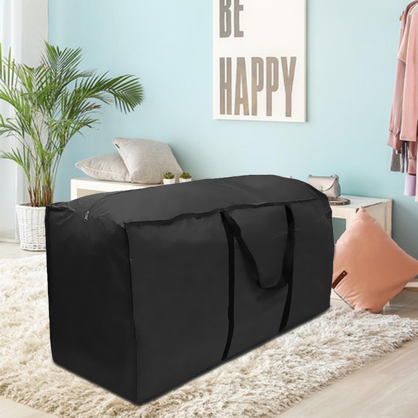 Christmas Tree Storage Bag with Carry Handle Organizer Reusable Cushion Storage Bag Practical Zippered Bag for Pillow