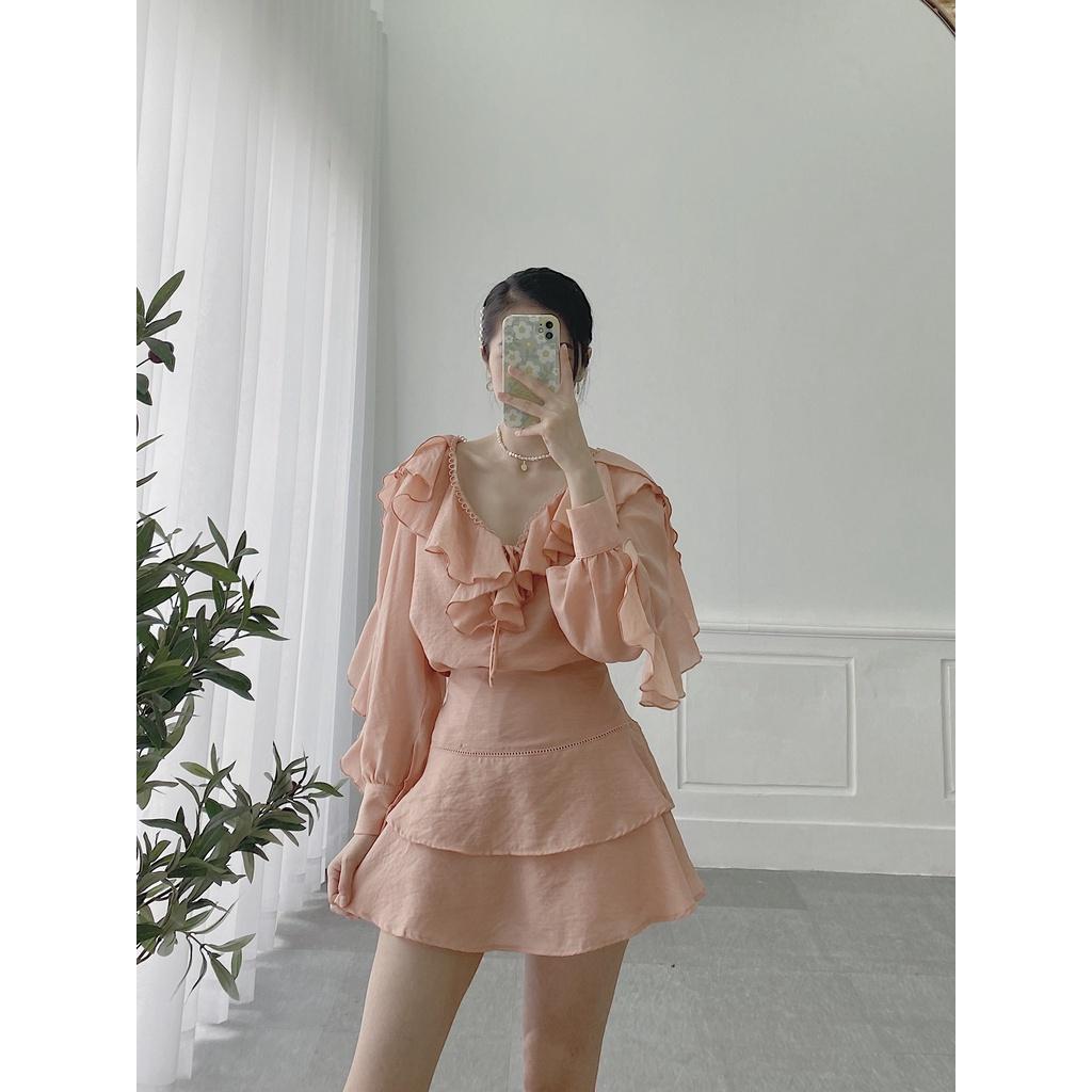 Set đồ lẻ hồng đỏ Wabisabi N2911