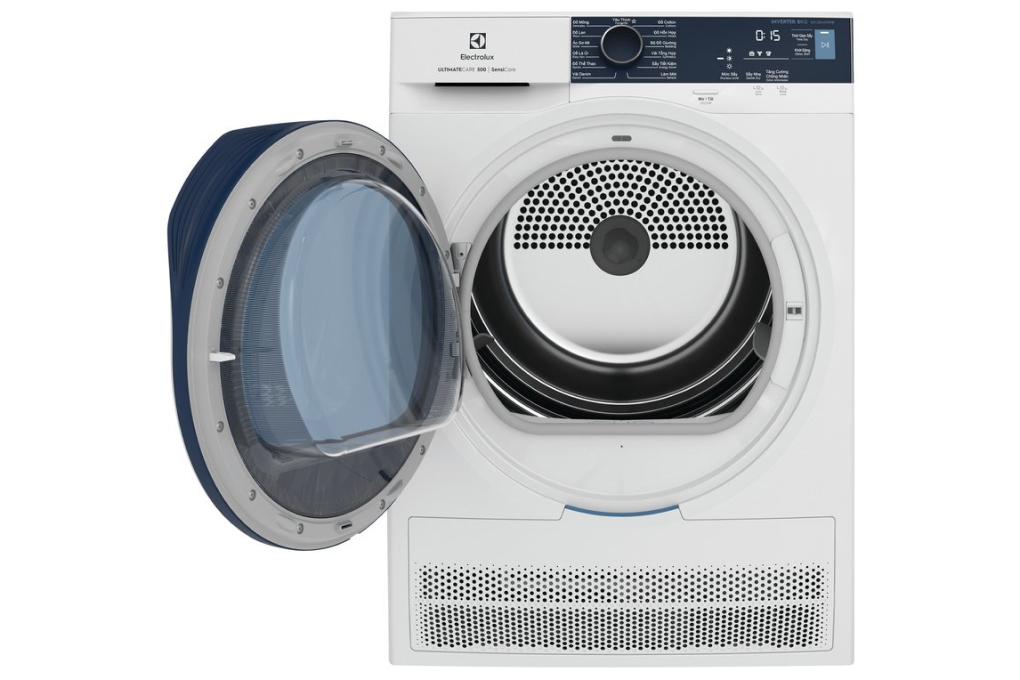 [MIỄN PHÍ GIAO LẮP]Máy sấy ngưng tụ Electrolux 8 kg EDC804P5WB-Hàng chính hãng