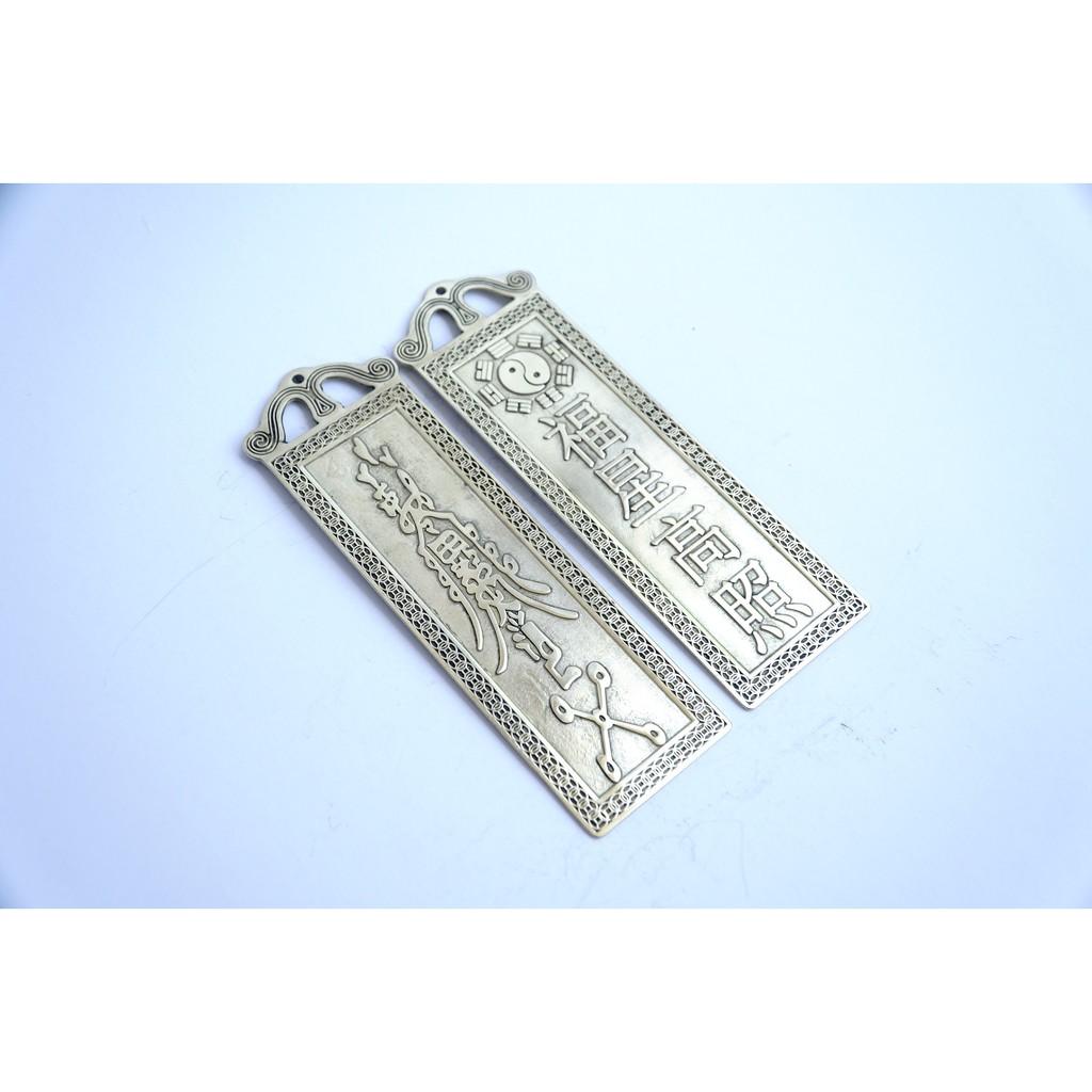 Kim bài treo cửa NGÔI SAO PHƯỚC LÀNH hóa giải năm tuổi mang lại bình an sao hạn - Đồng 18,6x5,5cm