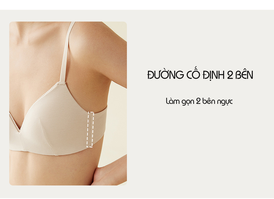Áo Lót Nữ Không Gọng Đệm Mỏng Chất Modal Mềm Mại Thoáng Khí Cao Cấp B020