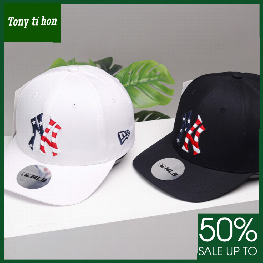 Tony tí hon _ Mũ/nón kết lưỡi trai thêu cờ thời trang nam nữ cá tính cao cấp, đẹp