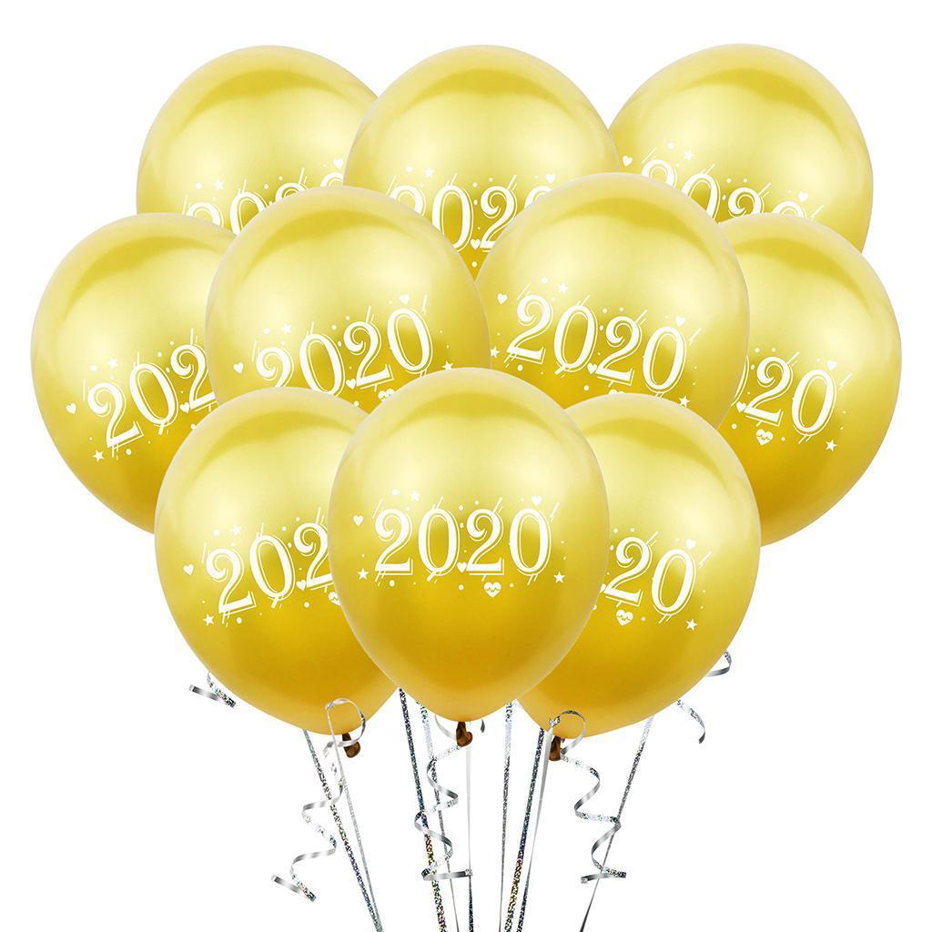 Lots 10 New Balloons Latex Balloons Photo Prop New Party Balloons Golden