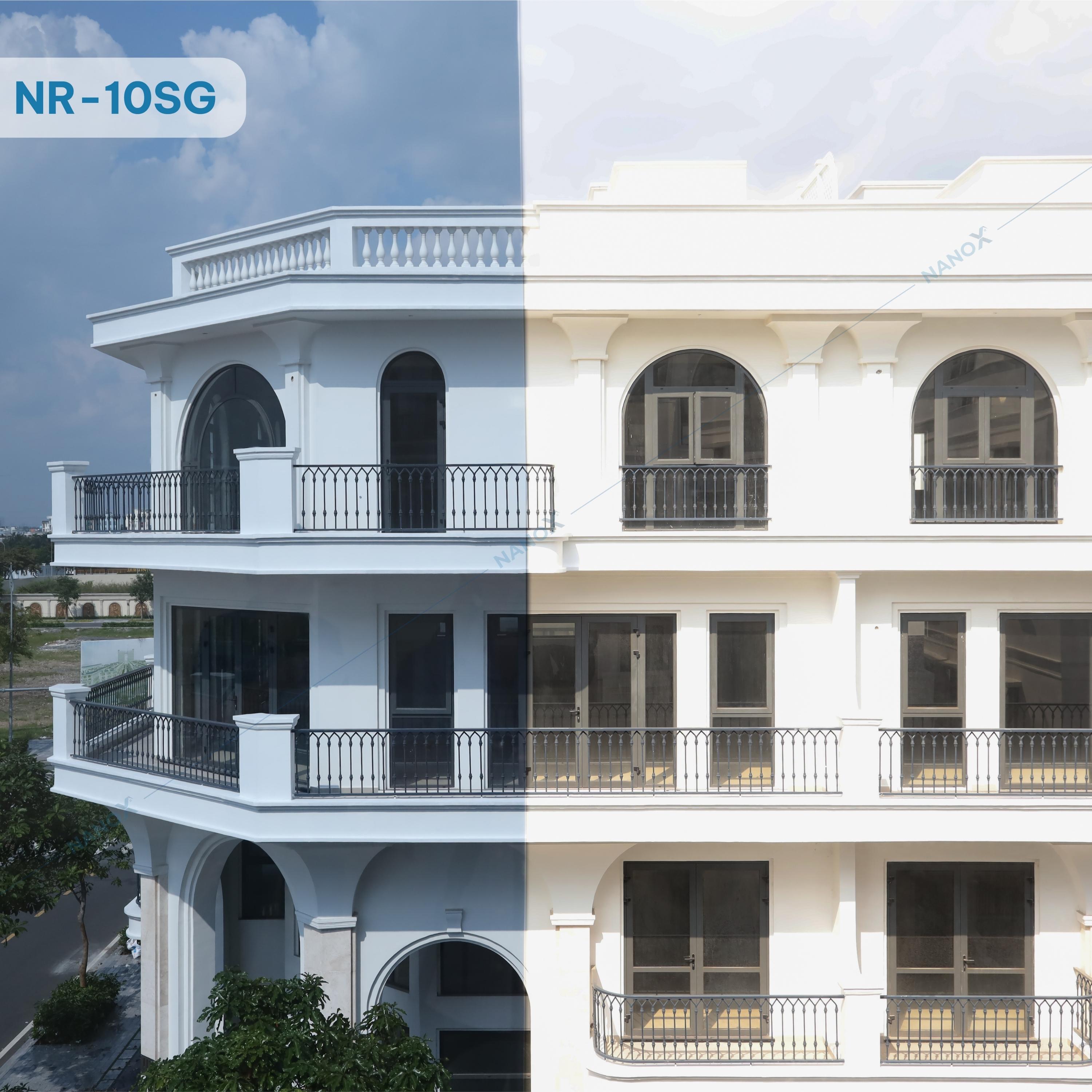 Phim cách nhiệt NanoX NR 10SG dán cửa kính chống nắng nóng, chống UV, chống nhìn trộm
