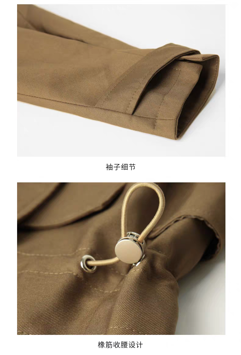 Áo măng tô nữ chất kaki cao cấp dáng ngắn phong cách Hàn Quốc áo khoác mùa đông nữ 2 hàng khuy sang trọng thanh lịch