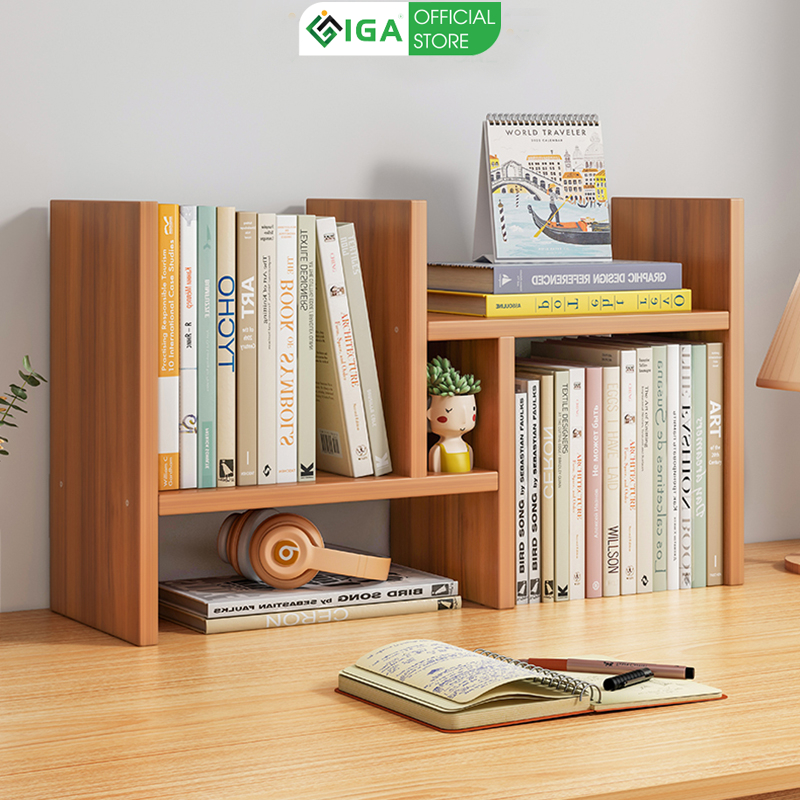 Kệ Sách Gỗ Để Bàn Thương Hiệu Iga - Gp62 - Trắng