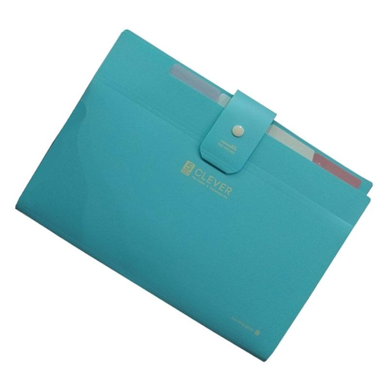 Bìa 5 Ngăn Clever Simple (Màu Mint) - Morning Glory 79275