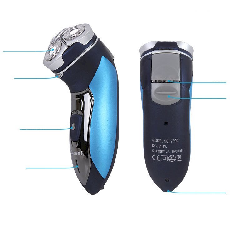 Máy Cạo Râu Kemei KM-7390
