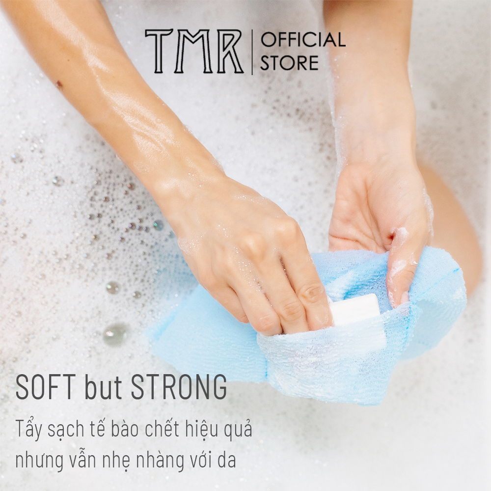 Tắm Lưới Dài tmr  chà lưng loại bỏ da chết tiện lợi chính hãng