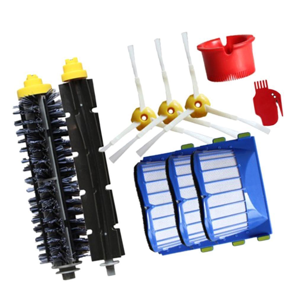 Accessory forSmart Robot 600 Series Vacuum Cleaner Vacuum Cleaner Replacement Part Include Filter, Side Brush, Roller Brush & Flexible Beater Brush