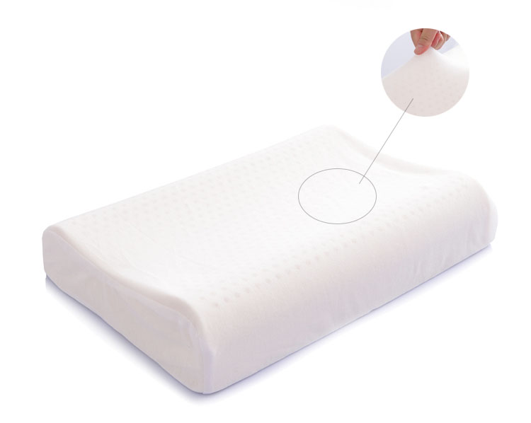 Gối cao su non nhân tạo Memory Foam cho bé kích thước 28.5 x 45 x 6/8 cm cao cấp A (giao màu ngẫu nhiên)