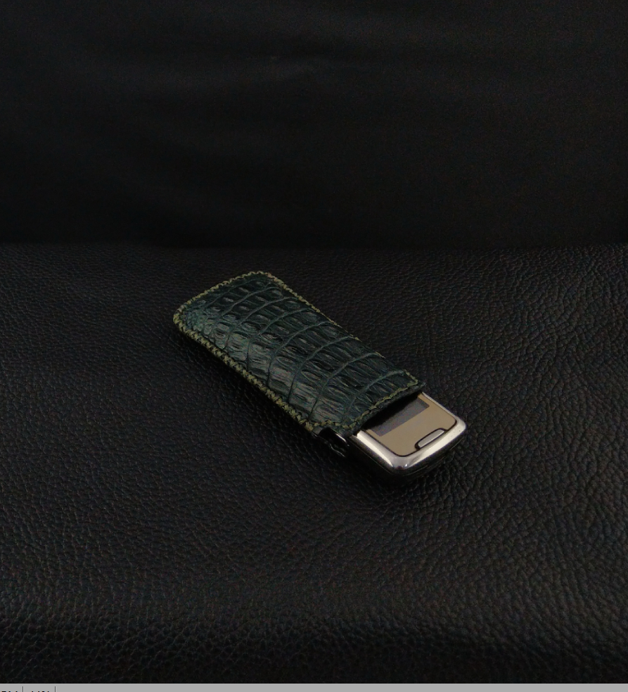 Bao Da Rút Nokia 8800 Da Cá Sấu Thật - hàng nhập khẩu