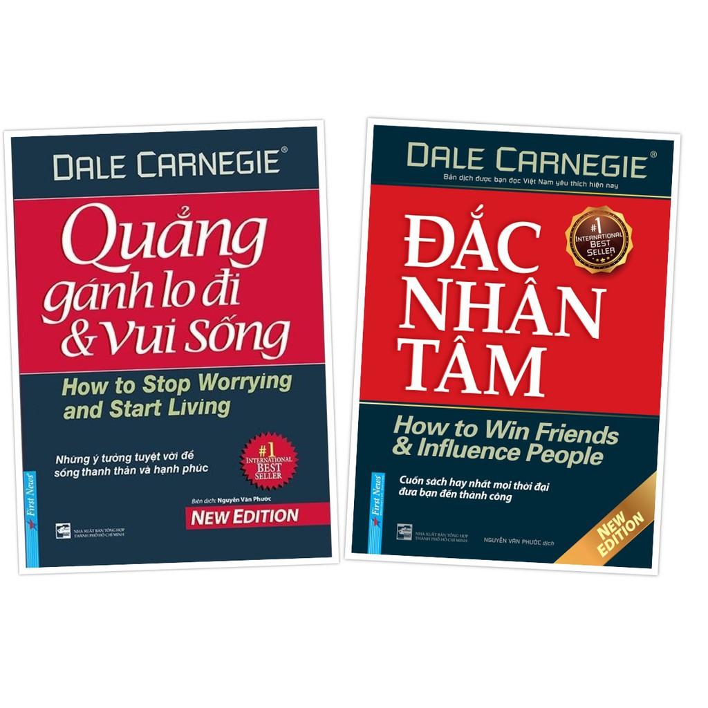 Combo Quẳng Gánh Lo Đi Và Vui Sống  + Đắc Nhân Tâm   - Bản Quyền