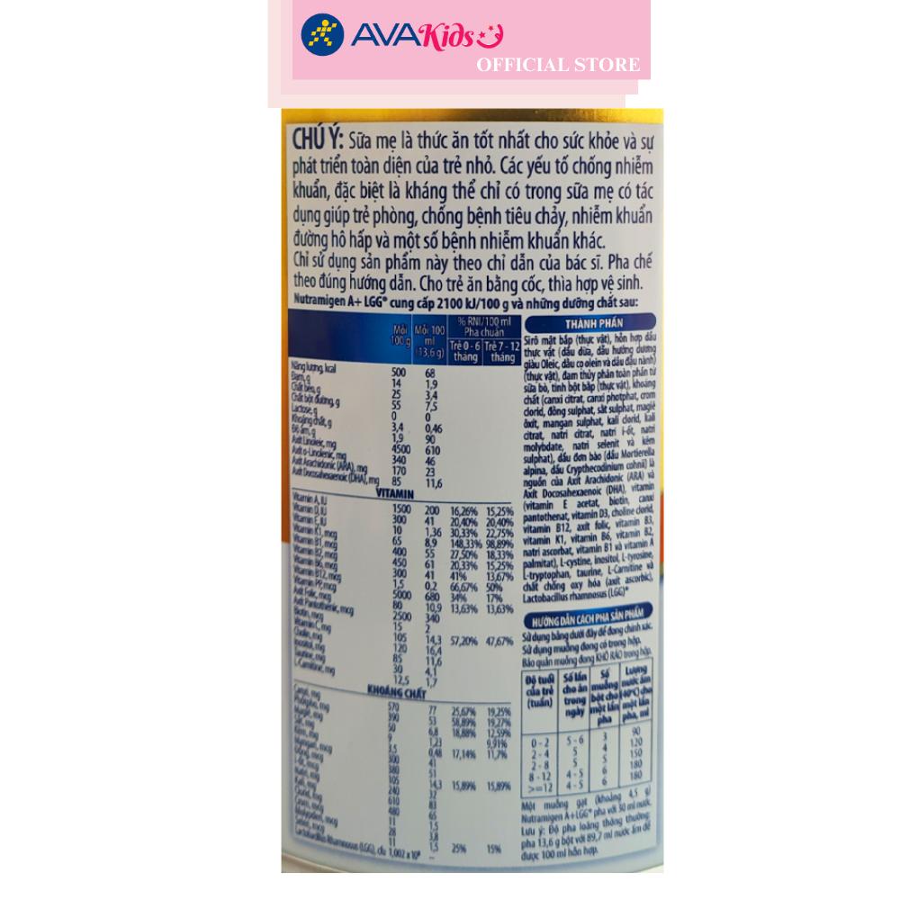 Sữa bột Enfa Nutramigen A+ LGG 400g (0 - 12 tháng) dành cho trẻ dị ứng đạm sữa bò