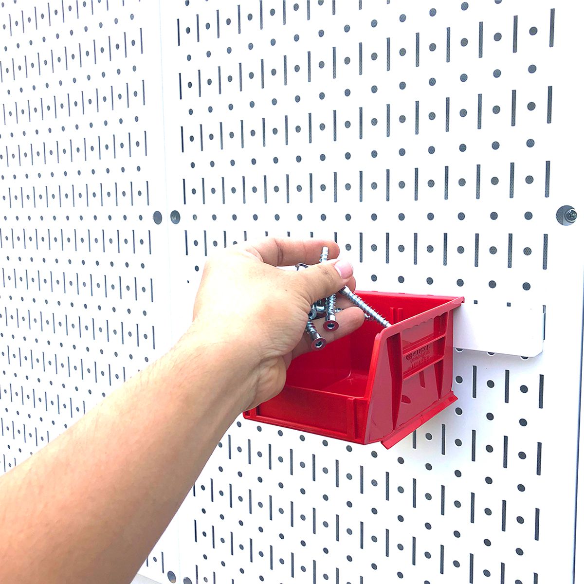 Bộ 3 Hộp Nhựa Đựng Dụng Cụ Pegboard - Hộp Đựng Đồ Nghề Sử Dụng Với Bảng Treo Dụng Cụ Sửa Chữa Pegboard Cơ Khí SMLIFE