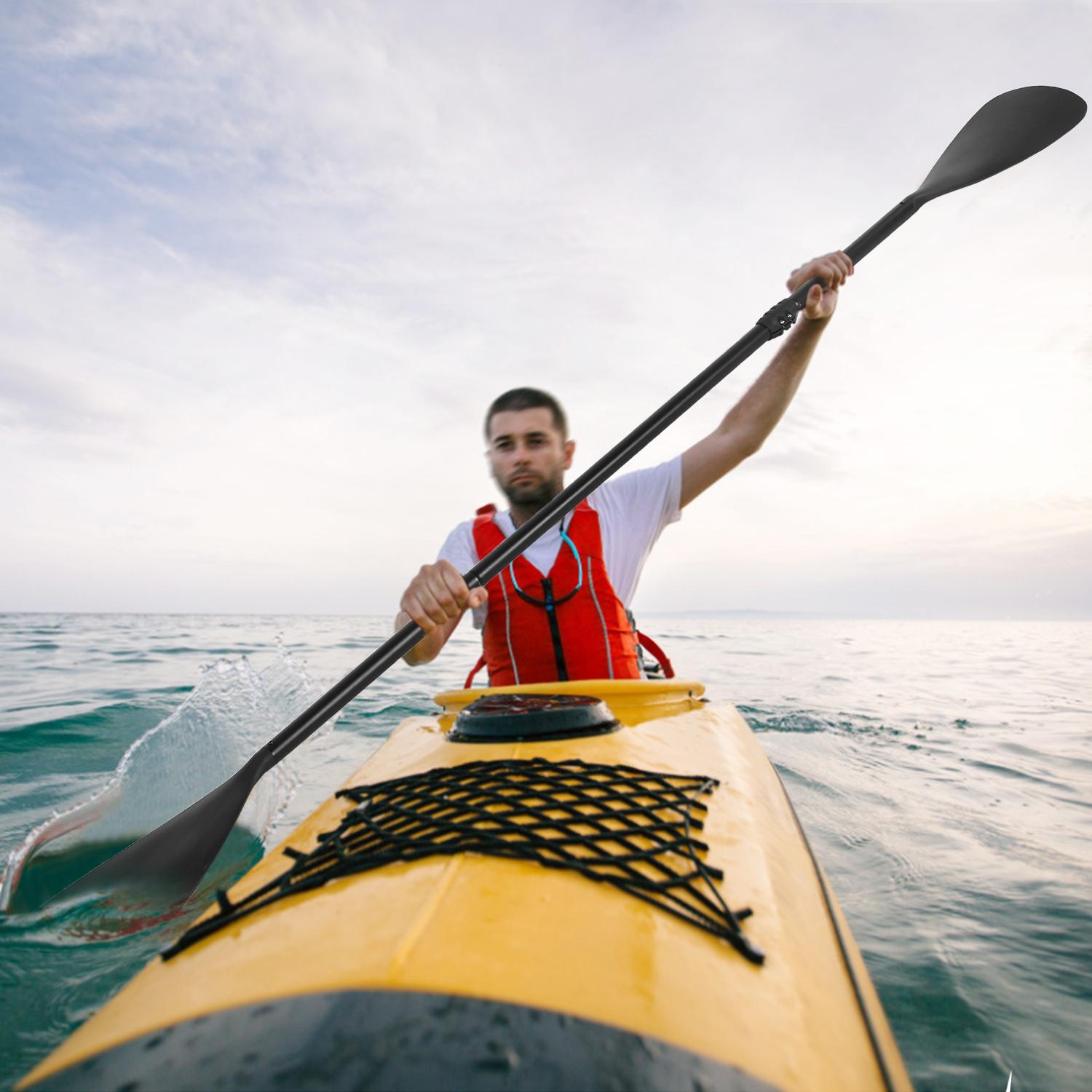 Mái chèo thuyền Kayak 2 bên thiết kế tháo rời, bằng nhôm siêu nhẹ
