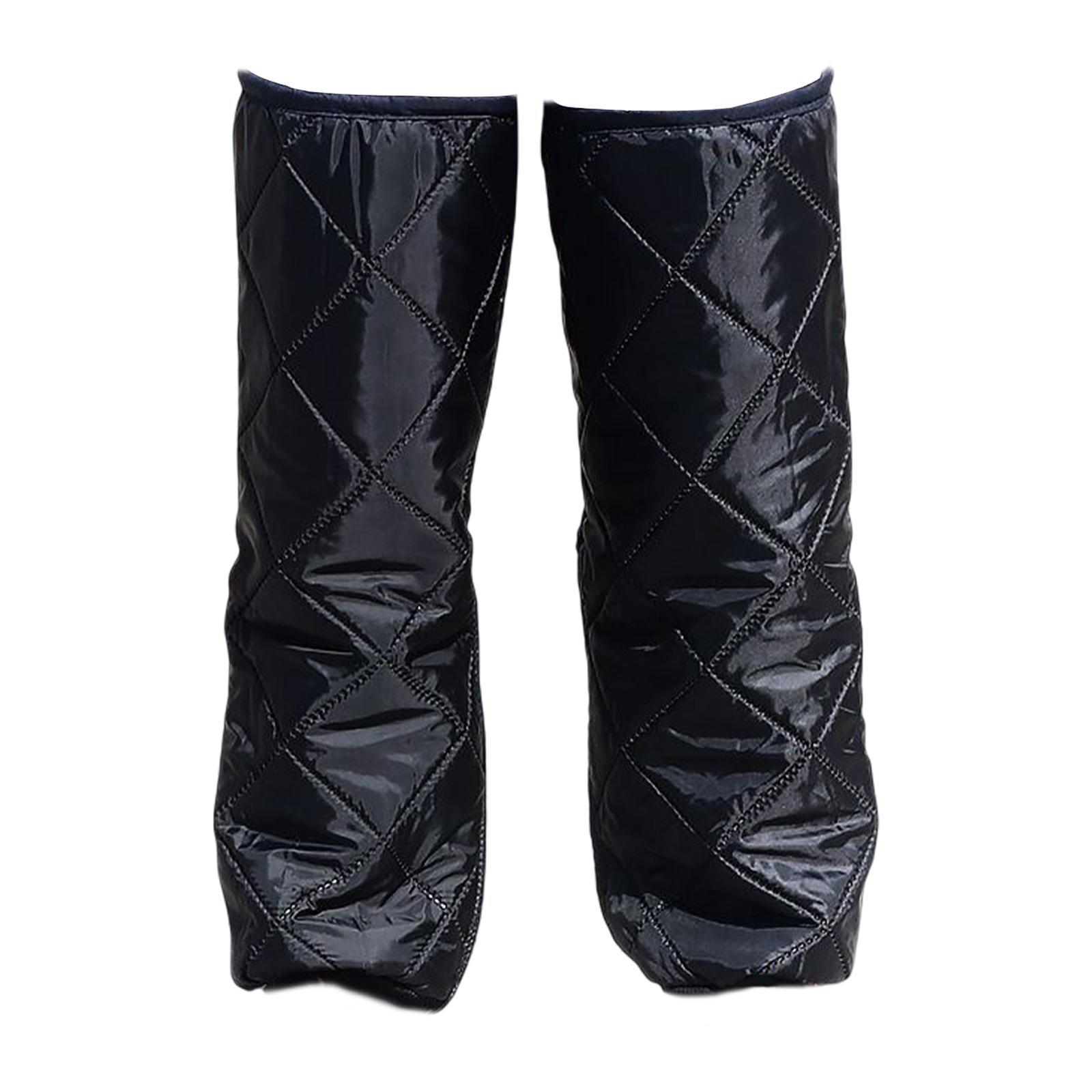 Warm Knee Pads Knee Guard Zipper Windproof Adjustable Thicken Long Leg Sleeves for Riding Motorcycle electric Vehicle Outdoor