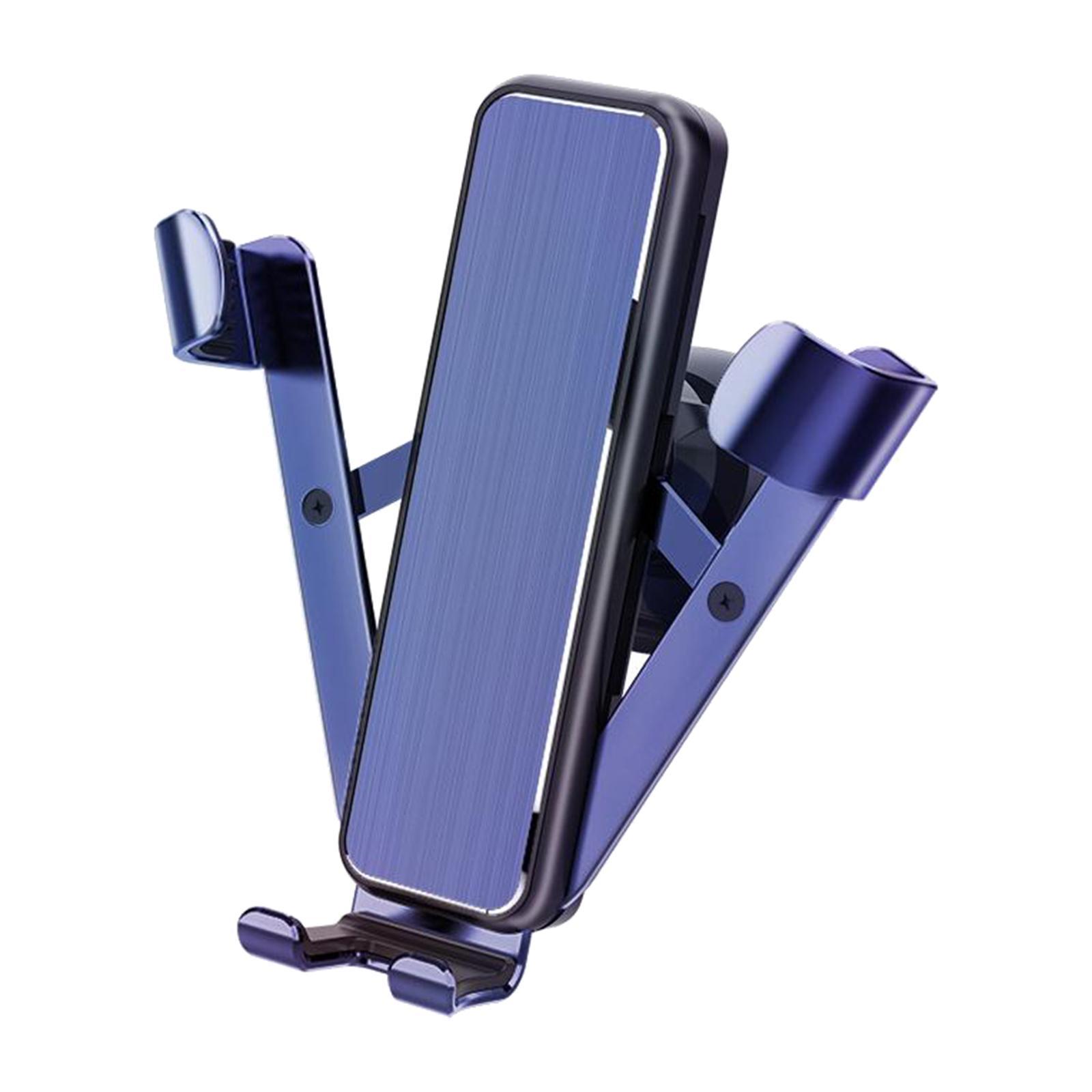 Car Phone Mount for Air Vent Auto Lock Fit for 4-6 inch Phones blue
