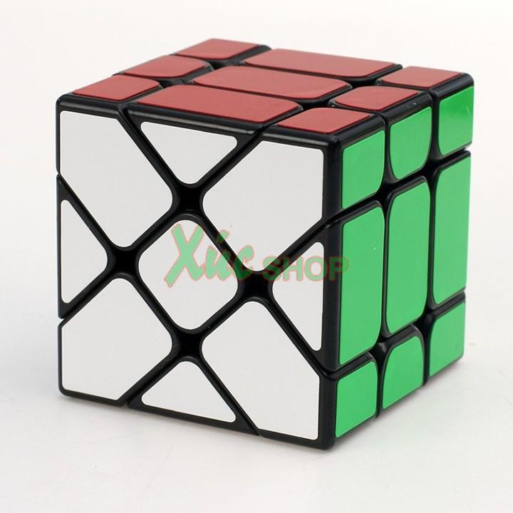 Đồ chơi ảo thuật Rubik 3x3 viền đen Fisher YongJun - 3x3x3