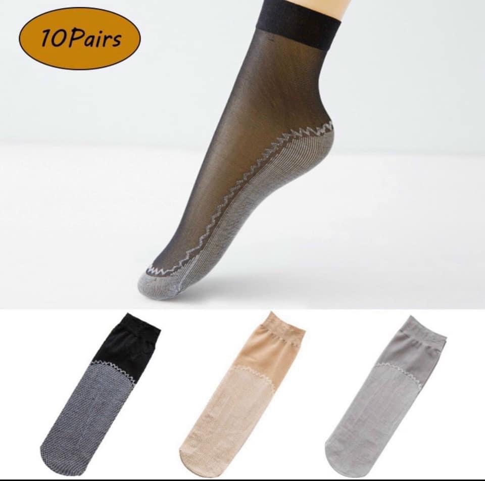 LỐ 10 ĐÔI TẤT GIẤY GIẢ HÀI SIÊU XINH CHO NỮ