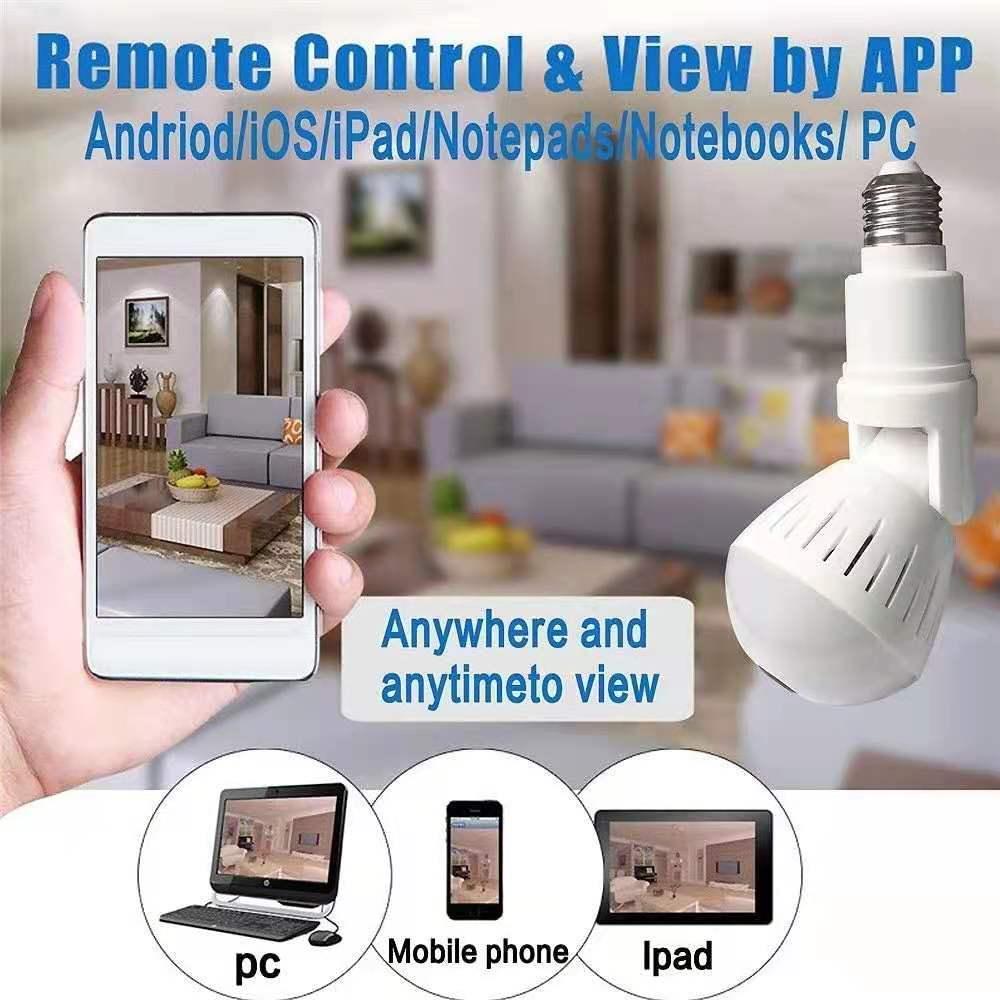 Ứng dụng 2MP/5MP 1080P v380 Liên lạc nội bộ hai chiều Chế độ xem toàn cảnh 360 độ Camera VR IP Báo động an ninh gia đình Bóng đèn Màn hình trẻ em Kích thước cảm biến: 5MP
