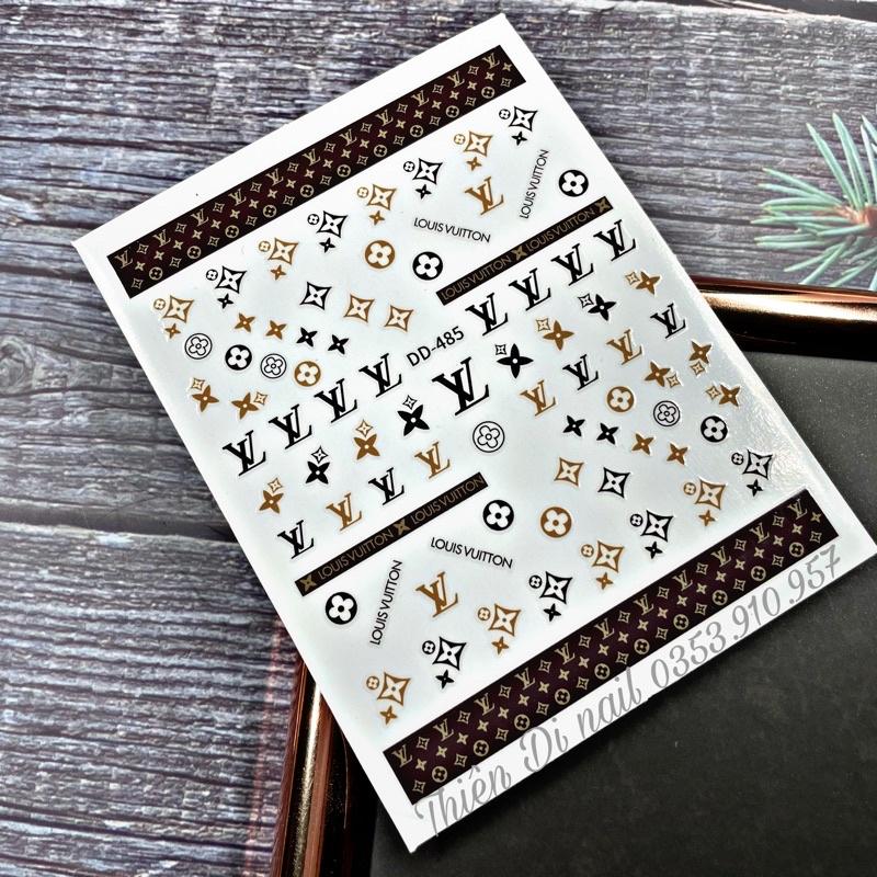 Stick hoạ tiết thương hiệu dán móng, miếng dán trang trí móng Thiên Di Nail