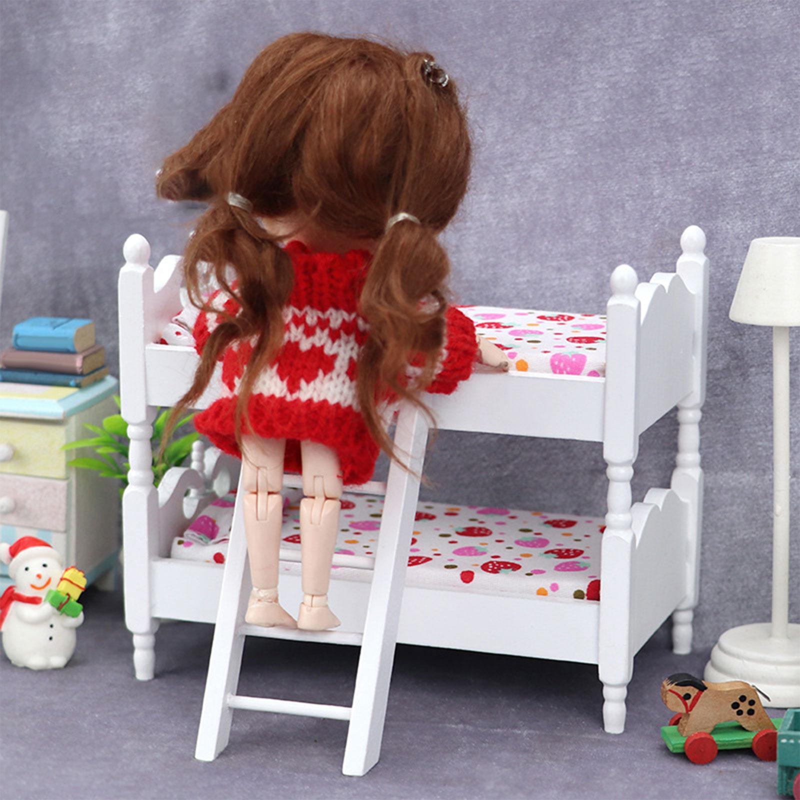 Wooden 1/12 Dollhouse Miniature   Room Furniture Kit Decor 8pcs