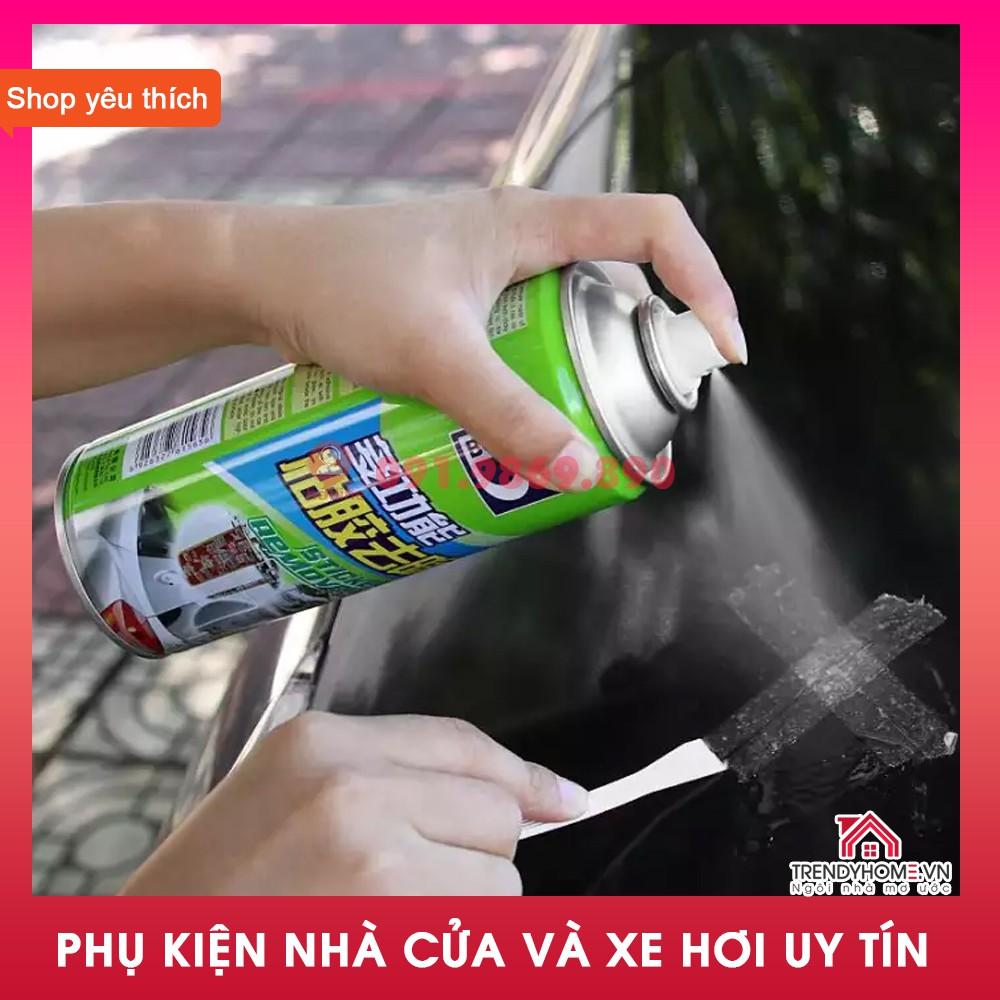 Gioăng tốt Bình xịt vệ sinh tẩy keo, vết băng dính, nhựa đường bám trên xe Oto, tẩy đa năng đồ nội thất