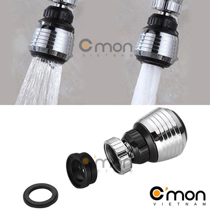 Đầu vòi rửa bát chén tăng áp điều hướng 360 độ với 2 chế độ nước Cmon DV-01