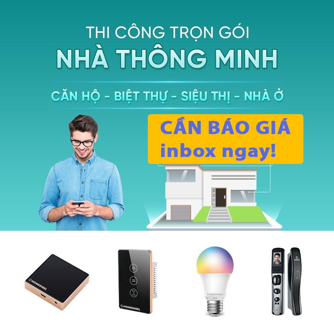 Công tắc cảm ứng thông minh  HOMESHEEL S1 bảo hành 24 Tháng