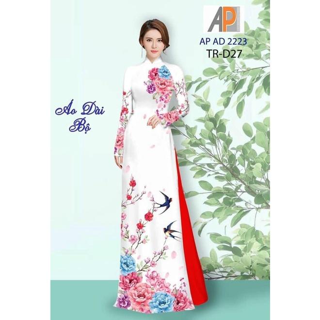 Vải áo dài phong cảnh