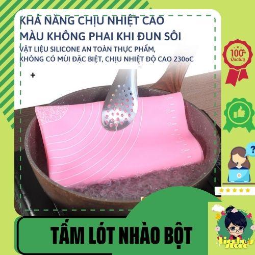 Tấm Lót Nhào Bột Cán Bột Làm Bánh Bằng Silicone Chống Dính HH0041