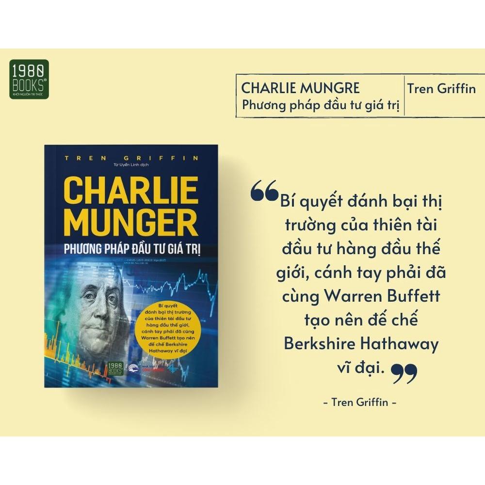 Sách  Charlie Munger  Phương Pháp Đầu Tư Giá Trị - BẢN QUYỀN