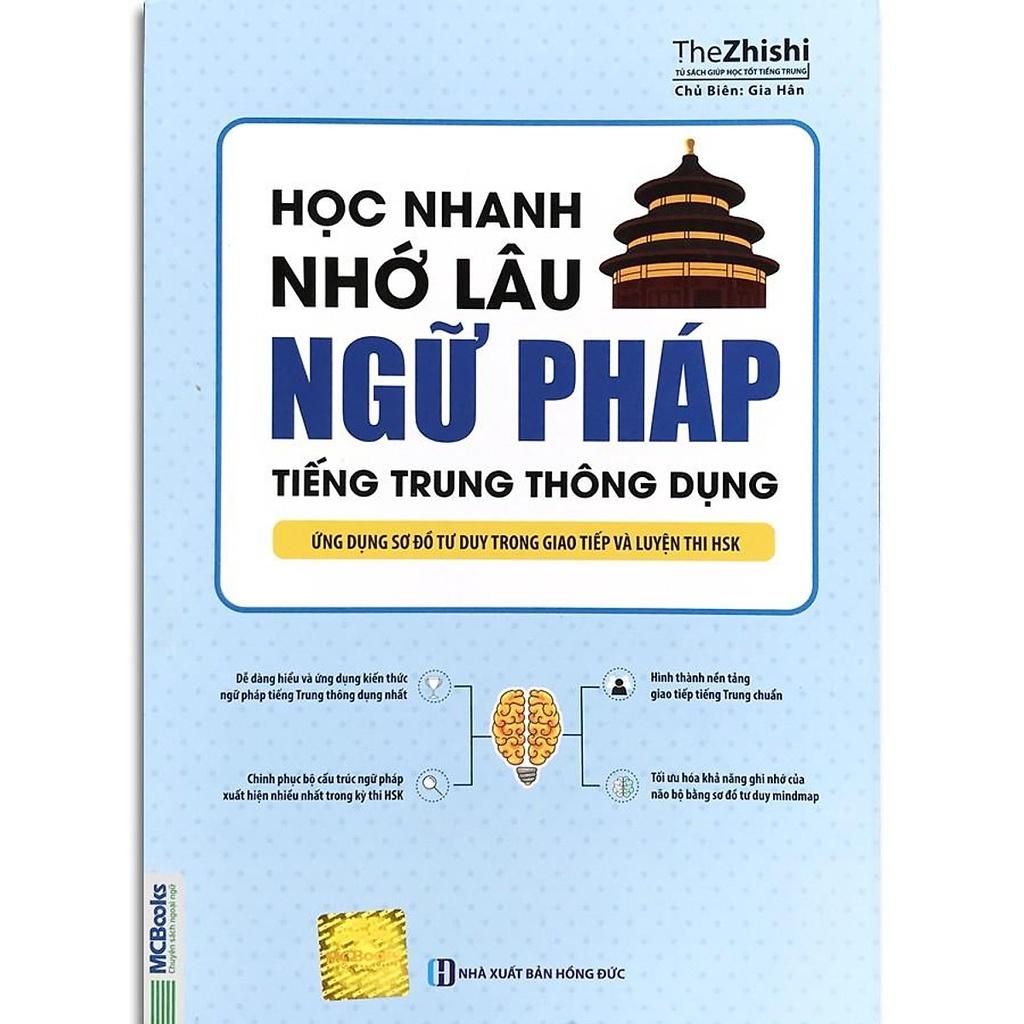 Combo Học Nhanh Nhớ Lâu Tiếng Trung - Ban Quyên - Nhớ Lâu Ngữ Pháp