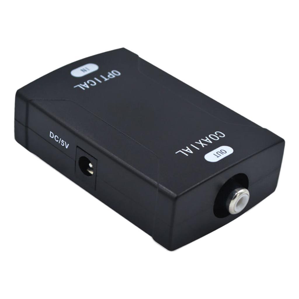 Coaxial RCA SPDIF to Optical  Digital Audio Converter-Adaptor 24bit