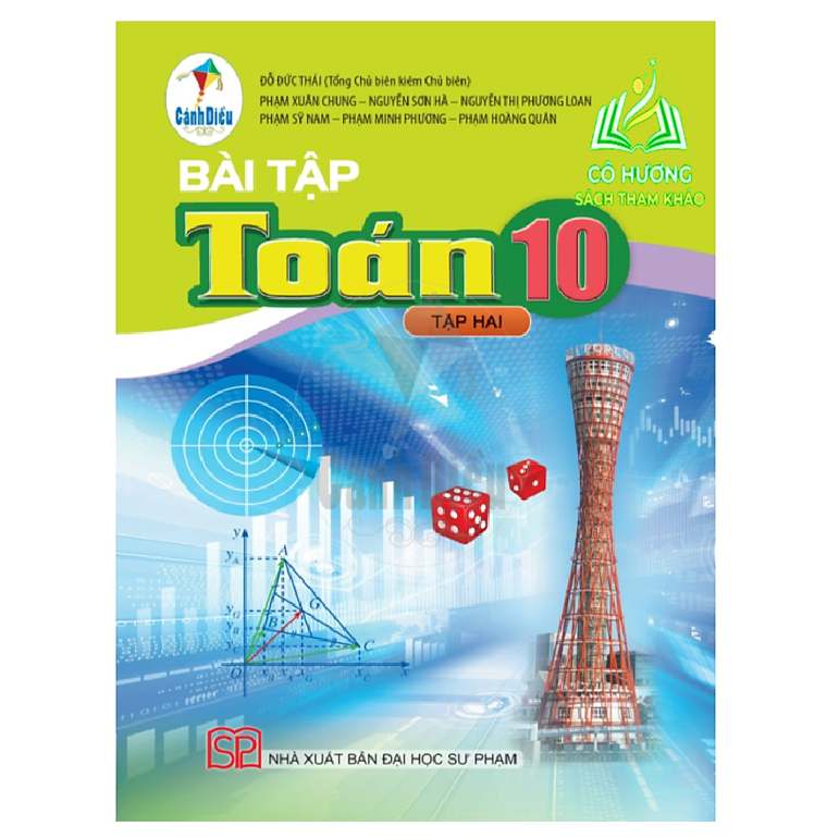 Sách - Combo Bài Tập Toán Lớp 10 Tập 1+2 - Bộ Cánh Diều