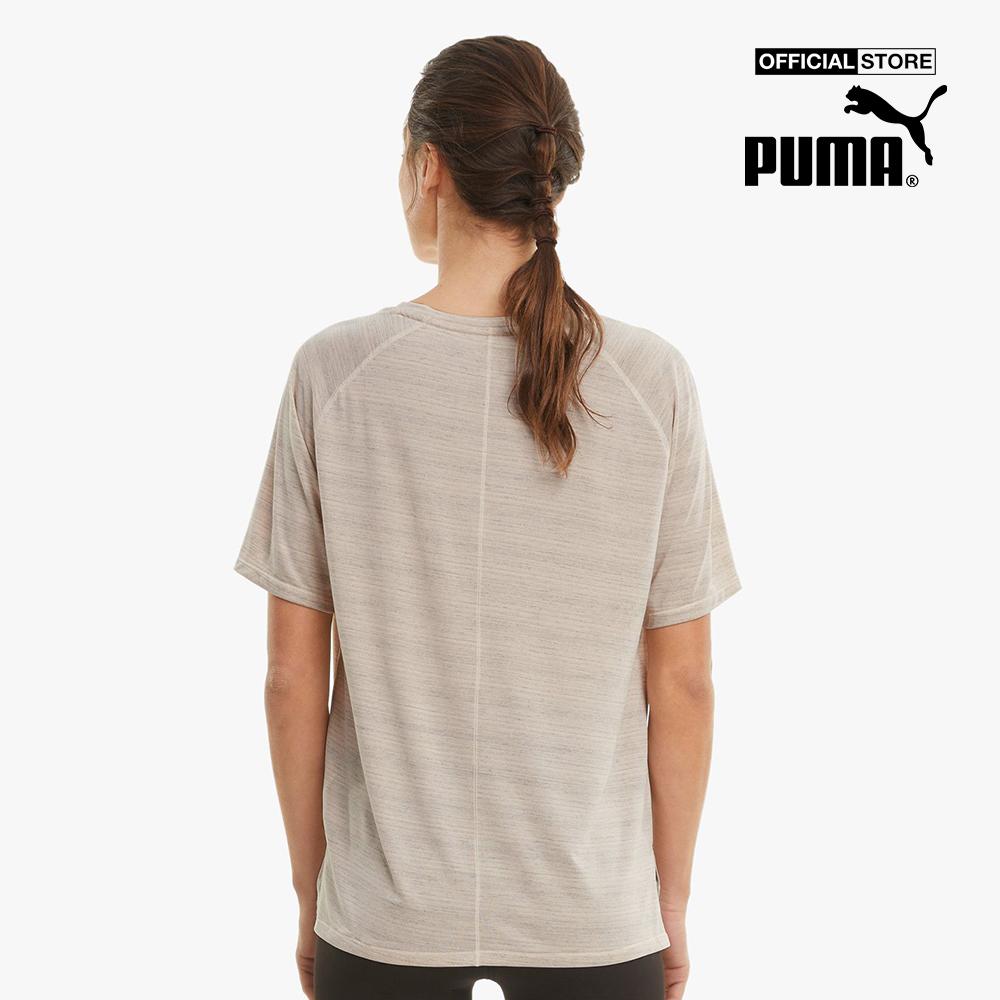 PUMA - Áo thun thể thao nữ Studio Graphene Relaxed 520226