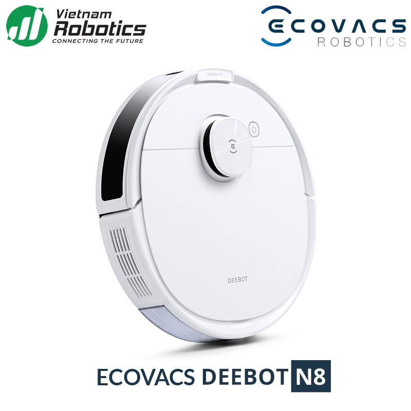 Robot Hút Bụi Ecovacs Deebot N8 Thông Minh Công Nghệ Quét Laser Thiết Lập Bản Đồ TrueMapping , Lực Hút Lớn Lên Tới 2300pa - Hàng Chính Hãng