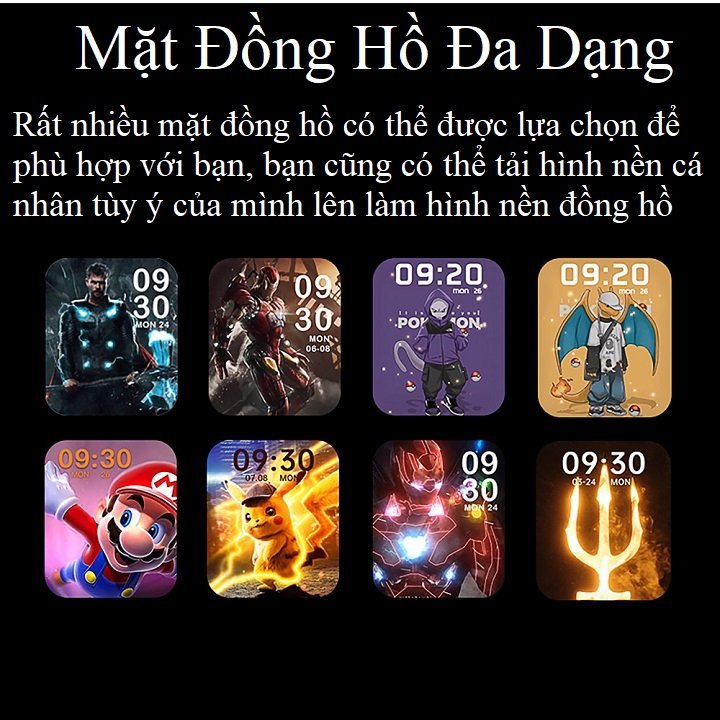 Đồng Hồ Thông Minh M26 Plus - Màn Hình Tràn Viền Cân Đối 1.77inh Đổi Ảnh Nền Tùy Ý , Sạc Từ Không Chấu, Nghe Gọi Trực Tiếp, Nút Nguồn, Núm Xoay Digital Crown, Thay Được Dây, Tiếng Việt 100%