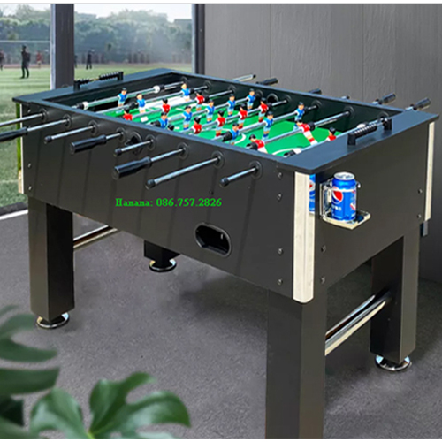 Bàn Bi Lắc Bóng Đá Cỡ Lớn 1,4m Harvard Black JX 101C Chuẩn Thi Đấu, Banh Bàn Foosball 1m4 Gia Đình,Văn Phòng