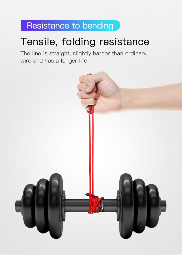 Cáp sạc nhanh Type-C PD2.0 60W cho MacBook, iPad Pro, Samsung, HTC, Xiaomi Baseus  Cafule dài 1m - Hàng chính hãng