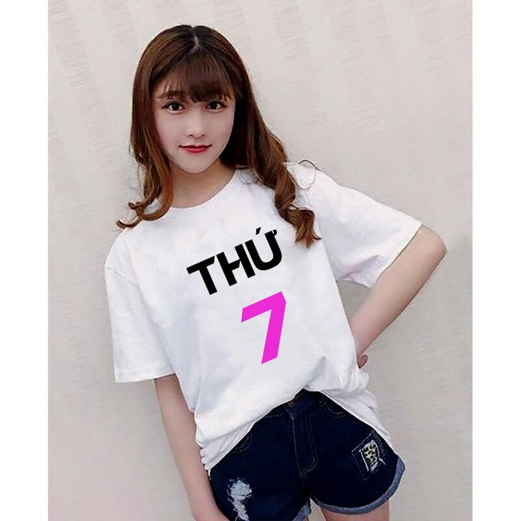 7 Áo Thun Theo Thứ - Trọn bộ Hàn Quốc