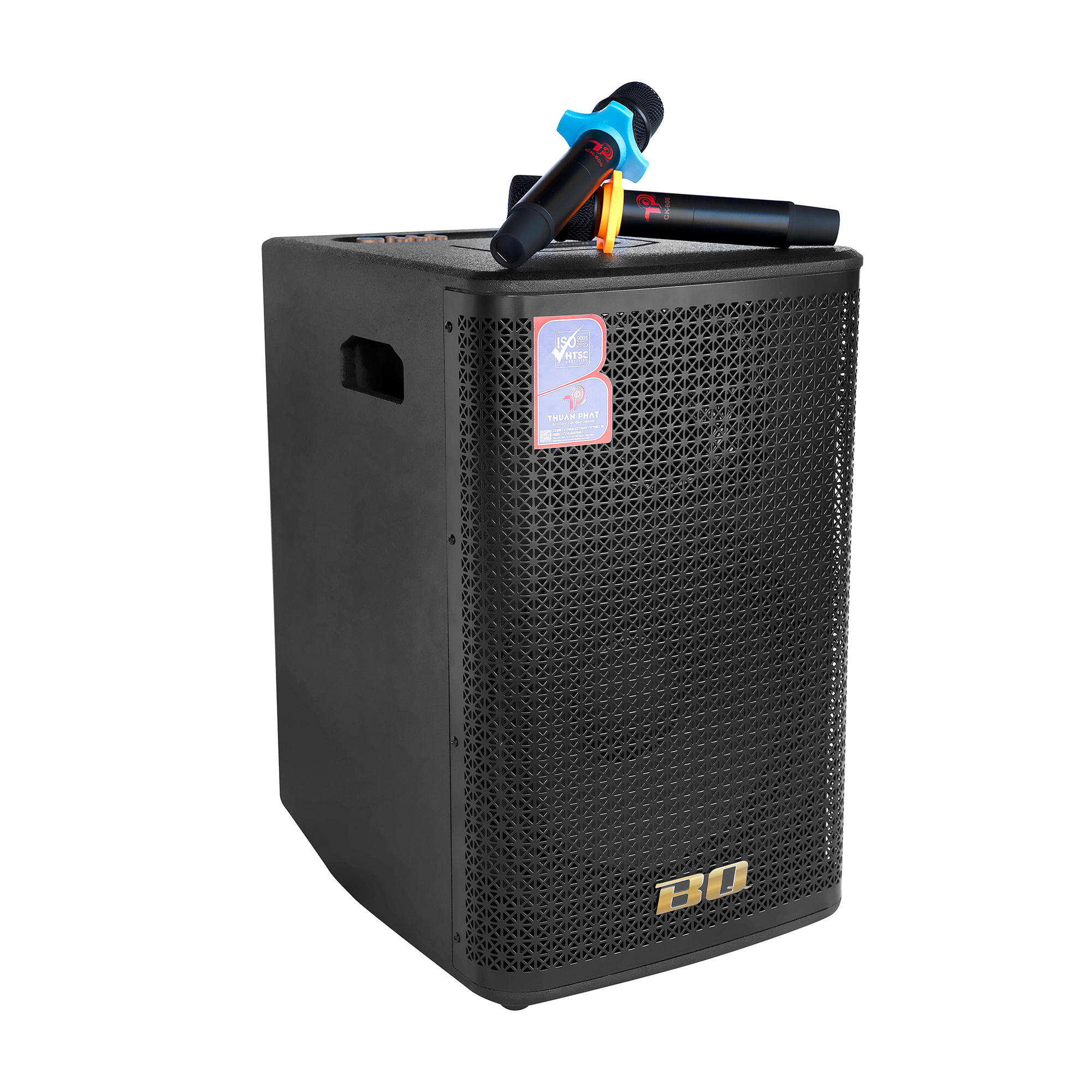 LOA XÁCH TAY BQ A-300 (400W) 2,5 tấc + kèm bộ Micro không dây - Hàng chính hãng